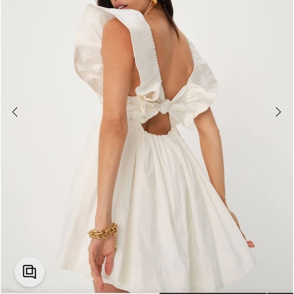 🤍FOR LOVE AND LEMONS CLEMENTINE MINI DRESS🤍 - Picture 3 of 4